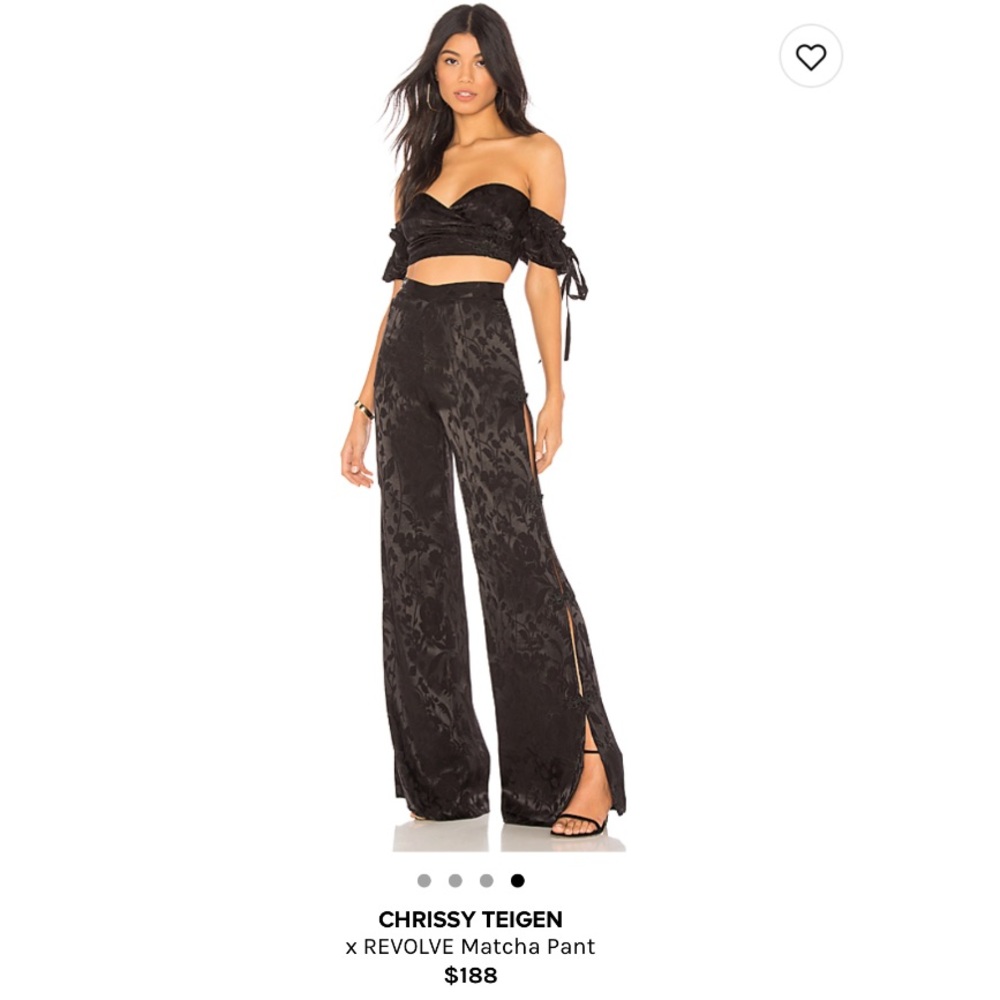 Chrissy Teigen x Revolve matcha pant